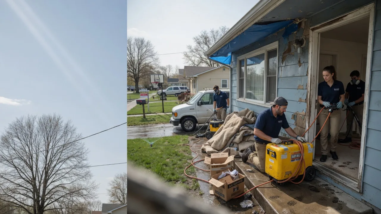 Basement Flood Cleanup in Iola, KS near me